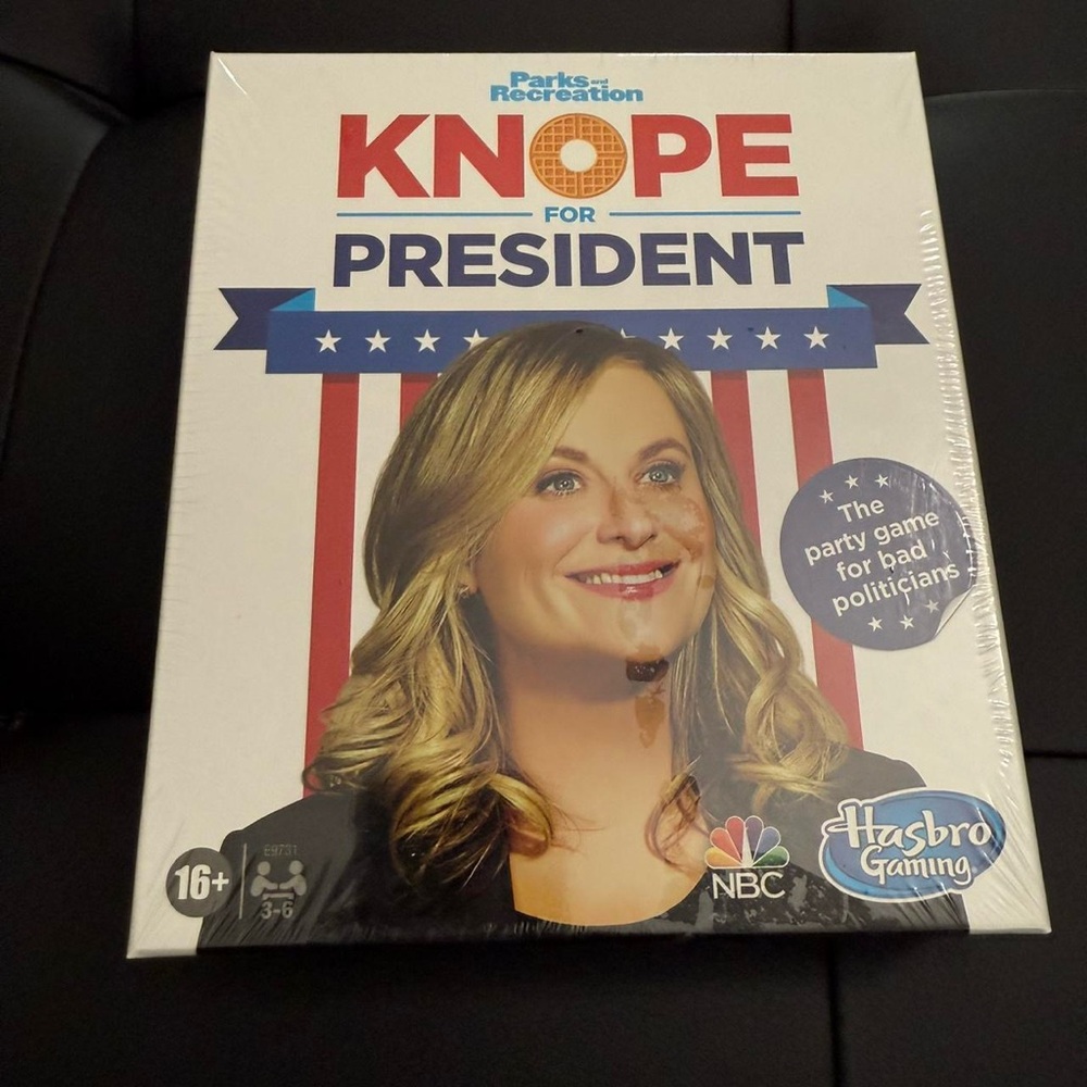 Parks and Recreation Knope for President Hasbro Gaming card game